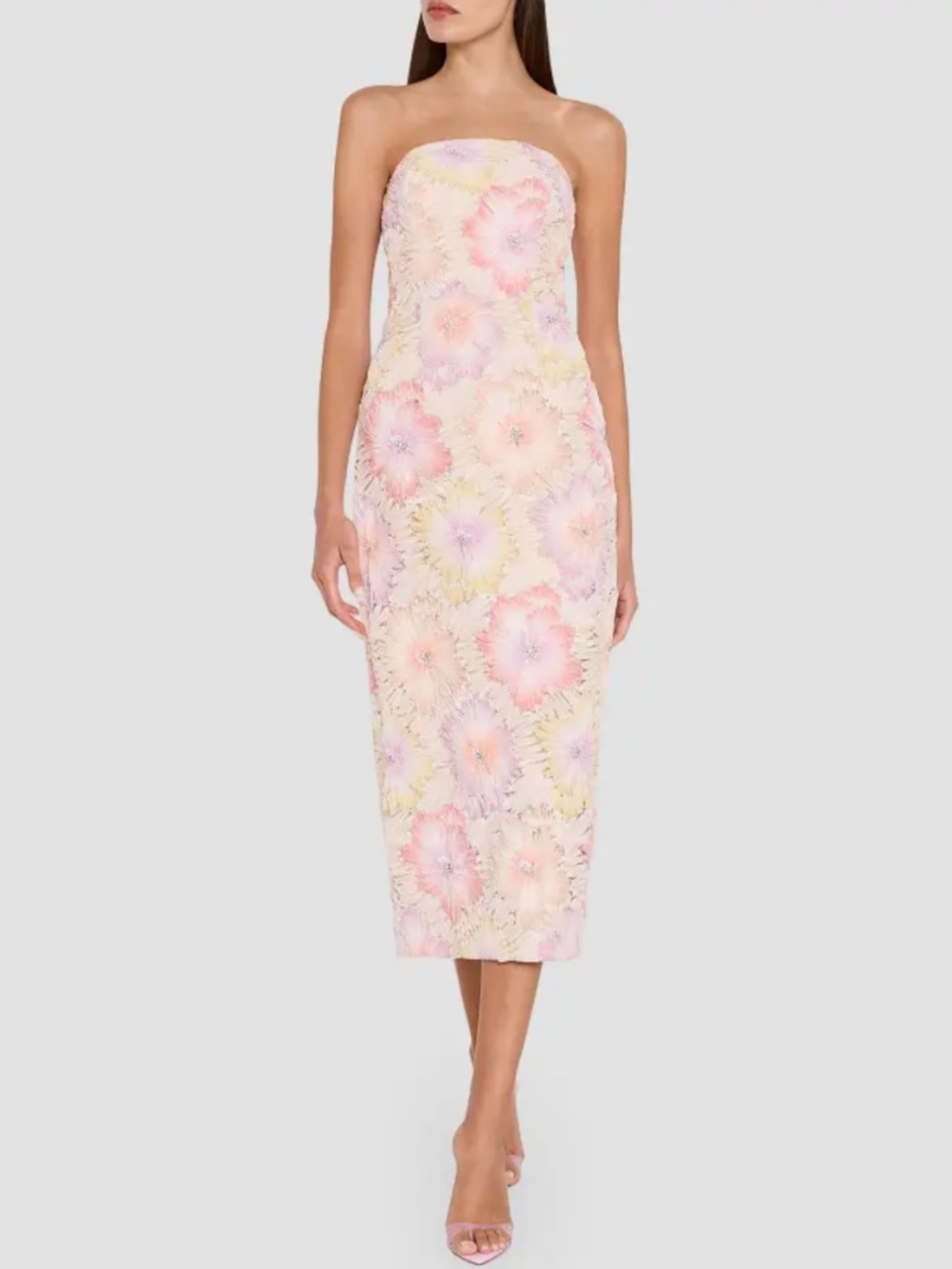 Milly Kait Floral Embroidered Dress